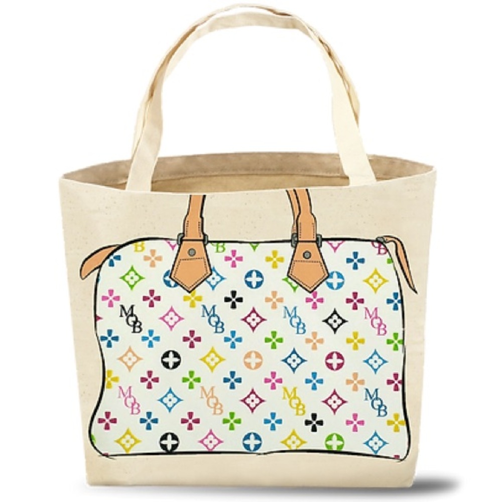 Designer Multicolor Canvas Tote Bag